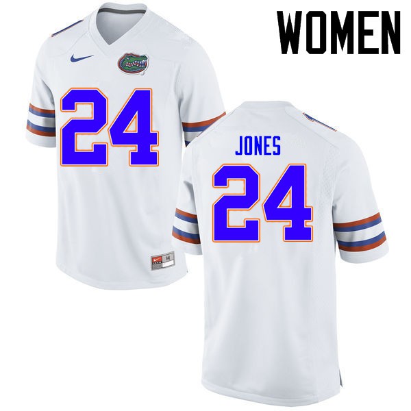 Florida Gators Women #24 Matt Jones College Football Jerseys White